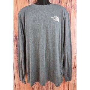 The North Face Gray Long-Sleeve Crewneck Shirt Large
